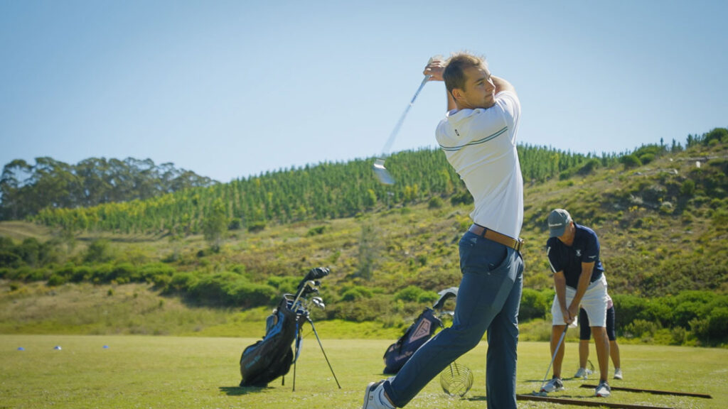 Golf Driving Range Practice